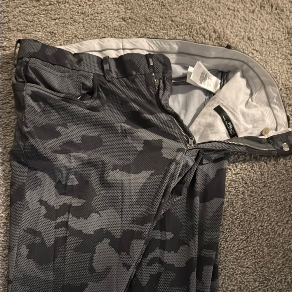RLX Ralph Lauren Black Cargo Pants